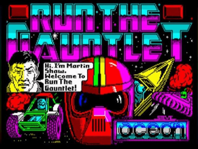 Gauntlet title screen for ZX Spectrum